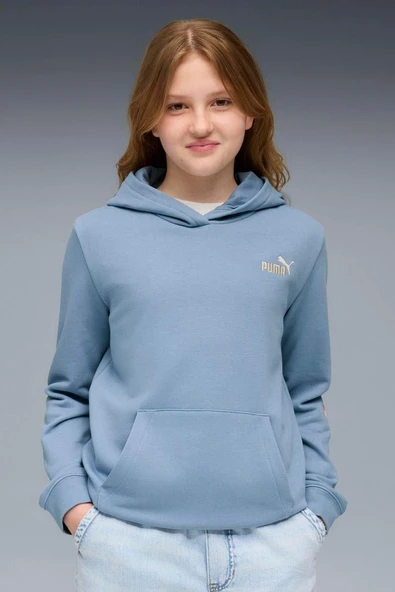 Puma TWEENERVERSE Hoodie-Cool Blue Sweatshirt-Mavi - Resim 3