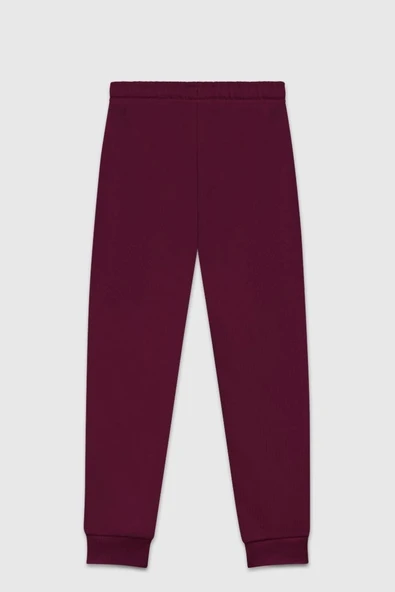 United Colors of Benetton Kız Çocuk  BNT-G23333 Benetton Jogger Eşofman Altı Bordo - Resim 2