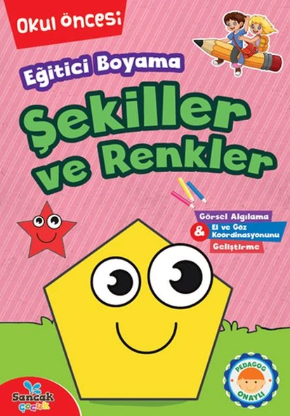 Eğitici Boyama - Şekiller ve Renkler ürün görseli 1