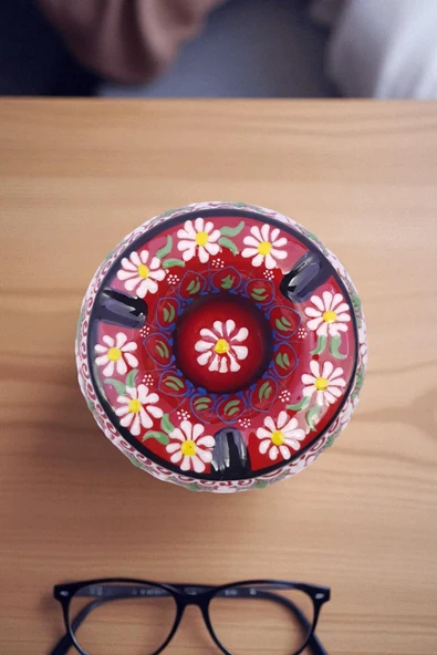 sharp&art SERAMİK KÜLLÜKLER, %100 EL İŞLEMESİ, KAPAKLI, KULLANIŞLI, DEKORATİF, 12 CM, 6 FARKLI MODEL - 3