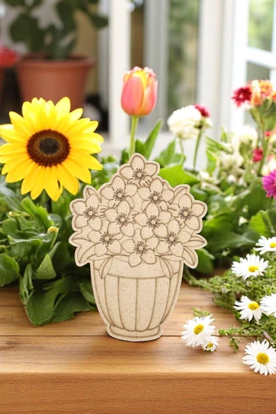 sharp&art Ev-Okul Etkinliği Ahşap Puzzle 4'lü Boyama Seti, 12 Renk Boya ve Fırça ile... - 5