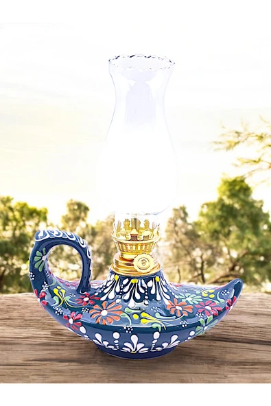 sharp&art %100 EL İŞLEMESİ,KABARTMA DESEN DEKORATİF ALAADDİN GAZ LAMBALARI (5 RENK SEÇENEĞİ İLE...) - 2