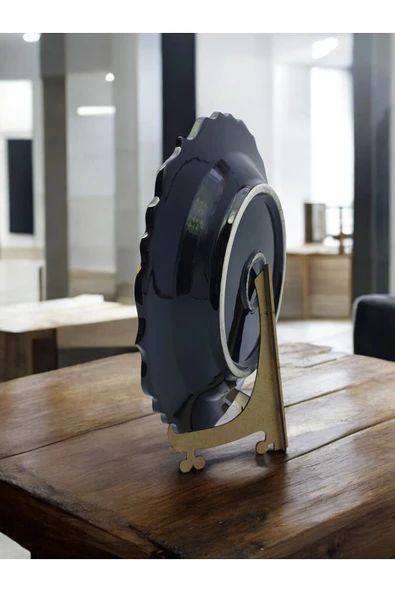 sharp&art Atatürk ve Türk Bayrağı Temalı 30 cm, El İşlemesi Çini Tabaklar, 30 cm, Özel Hediye Seçeneği - Resim 4