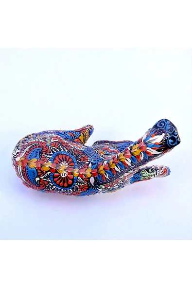 sharp&art Detay El İşlemeli, Çini, Mandala Desenli Dekoratif At Heykeli - 4
