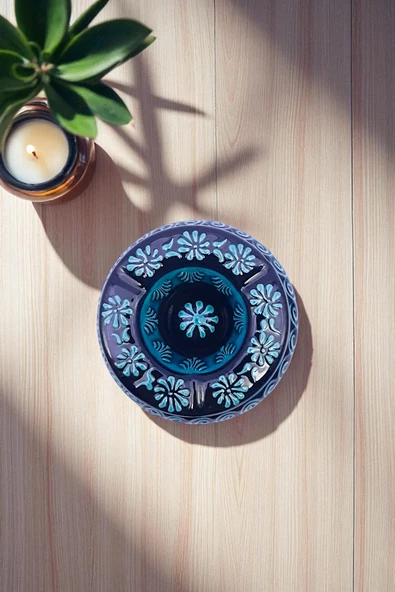 sharp&art SERAMİK KÜLLÜKLER, %100 EL İŞLEMESİ, KAPAKLI, KULLANIŞLI, DEKORATİF, 12 CM, 6 FARKLI MODEL - 3