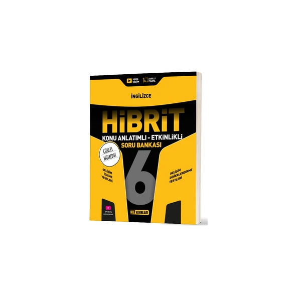 Hız Yayınları Hız Yayınları 2026 6. Sınıf İngilizce Hibrit - Konu Anlatımlı Soru Bankası Yeni Müfredat
