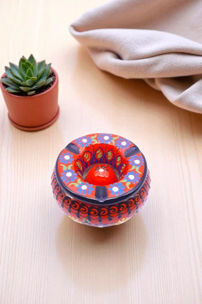 sharp&art SERAMİK KÜLLÜKLER, %100 EL İŞLEMESİ, KAPAKLI, KULLANIŞLI, DEKORATİF, 12 CM, 6 FARKLI MODEL - 1