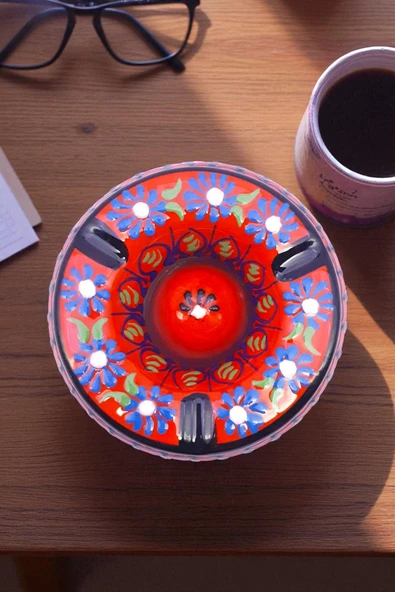 sharp&art SERAMİK KÜLLÜKLER, %100 EL İŞLEMESİ, KAPAKLI, KULLANIŞLI, DEKORATİF, 12 CM, 6 FARKLI MODEL - 3