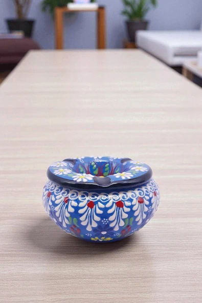 sharp&art SERAMİK KÜLLÜKLER, %100 EL İŞLEMESİ, KAPAKLI, KULLANIŞLI, DEKORATİF, 12 CM, 6 FARKLI MODEL - 5