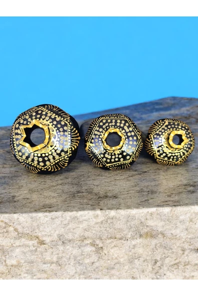 sharp&art 3'LÜ %100 EL İŞLEMESİ,DEKORATİF NAR ve LALE TAKIMLARI,EV DEKORASYONU...12 FARKLI MODEL İLE... - Resim 3