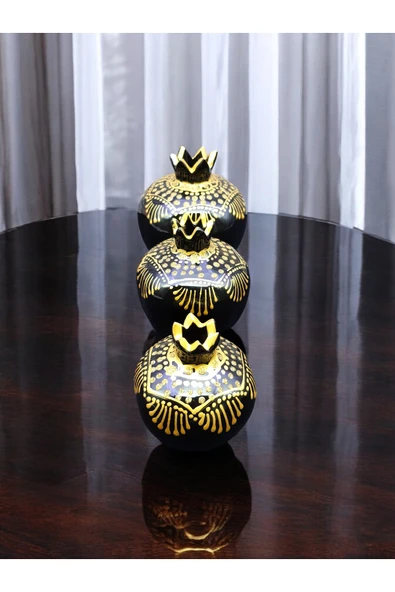 sharp&art 3'LÜ %100 EL İŞLEMESİ,DEKORATİF NAR ve LALE TAKIMLARI,EV DEKORASYONU...12 FARKLI MODEL İLE... - Resim 5