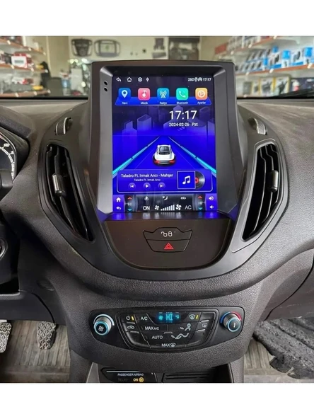 FOR-X FORD COURİER TESLA-YÜKSEK PAKET(2015-2023)-9.7''ANDROİD GERÇEK 4+64 GB ram / 4 ÇEKİRDEK 1.6Ghz / WIFI 5.0Ghz / BT 5.4-KABLOSUZ CARPLAY-HD GERİ GÖRÜŞ KAMERA HEDİYE - 4