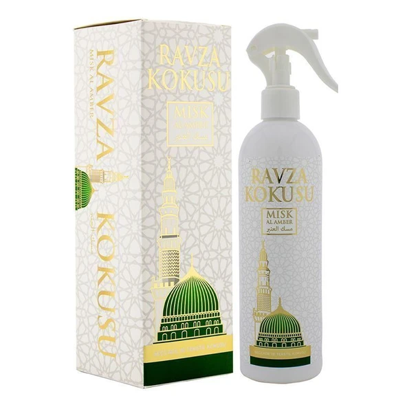 4 Adet Kabe Örtüsü Kokusu Mescidi Aksa Kokusu Uhud Kokusu Ve Medine Ravza Kokusu Sprey 400 Ml. - 5