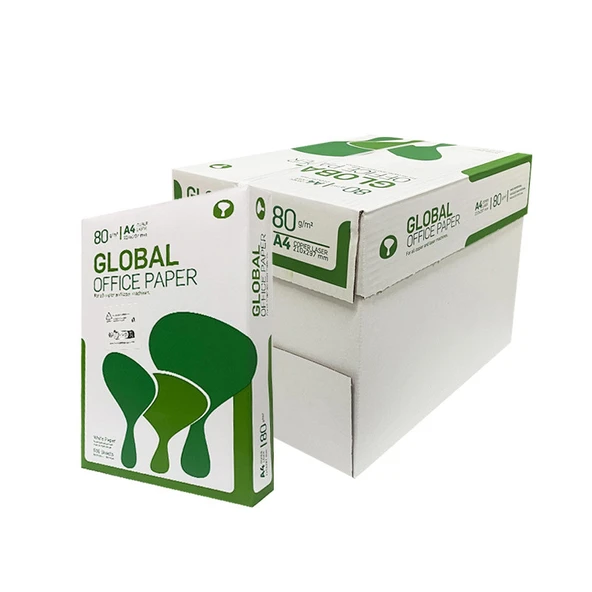 Global A4 Fotokopi Kağıdı 80gr 5 Paket (2500 Yaprak) (1 Koli) - 1