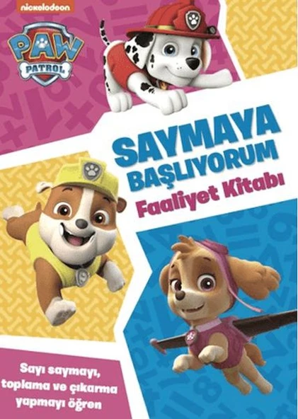 Paw Patrol - Saymaya Başlıyorum Faaliyet Kitabı ürün görseli