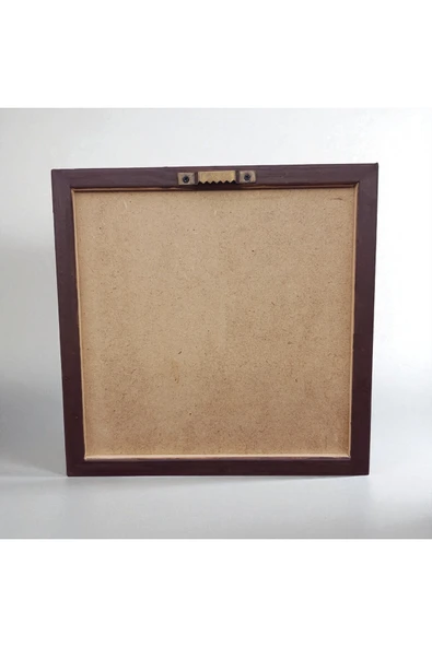 sharp&art Meryem Ana ve Kutsal Aile, Ahşap Çerçeveli, Epoksi içi Kuru Yaprak Dökümü, 4 Renk Seçeneği(17,5cm) - Resim 6