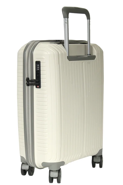 Ground 10728 PP Sirius  Büyük Boy Valiz  (Kemik-Gri) - Resim 3