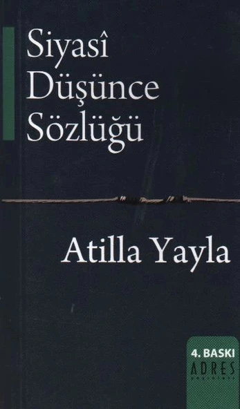 Siyasi Düşünce Sözlüğü ürün görseli