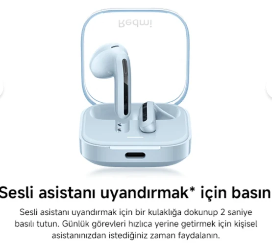 Xiaomi Redmi Buds 6 Active (KVK Garantili) Siyah - Resim 4