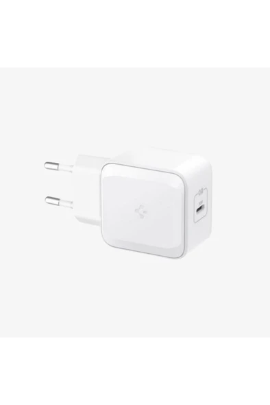 Spigen 30W GaN USB-C Adaptör Hızlı Şarj Aleti iPhone&Android&iPad&MacBook Type-C PE2008 White Outlet - 2