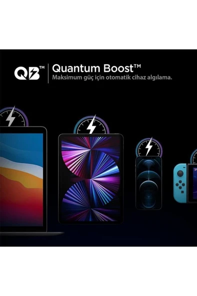 Spigen 30W GaN USB-C Adaptör Hızlı Şarj Aleti iPhone&Android&iPad&MacBook Type-C PE2008 White Outlet - 5