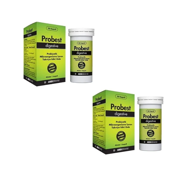 Probest Digestive Probiyotik 20 Kapsül 2 Adet
