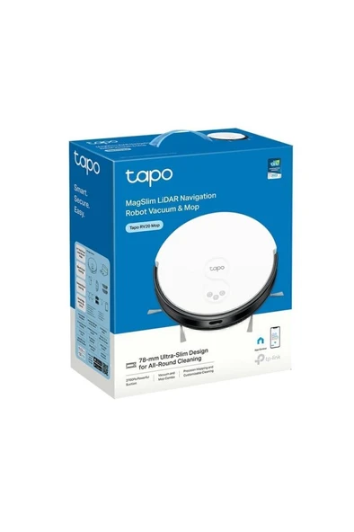 TP-Link Tapo RV20 Mop Akıllı Robot Süpürge Outlet - 5