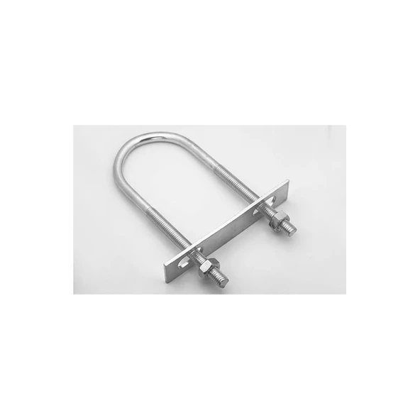 U Civata, Karşılık Demiri + Somunlu - M6x30 - 25 Set - 1