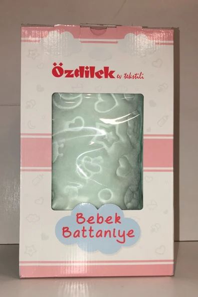ÖZDİLEK BEBE EMBOS BATTANİYE 100*120 YEŞİL