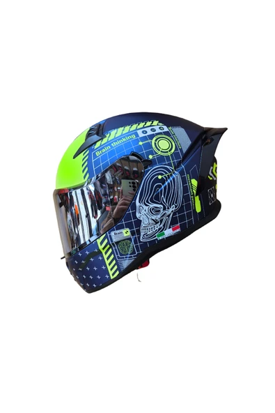 Sway SW-869 FULL FACE PRO AYNALI VİZÖR (GÜNEŞ VİZÖRLÜ) - Resim 2