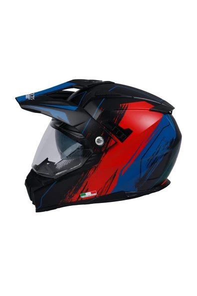 Sway SW X60 SAND Black Red Cross Kask ürün görseli