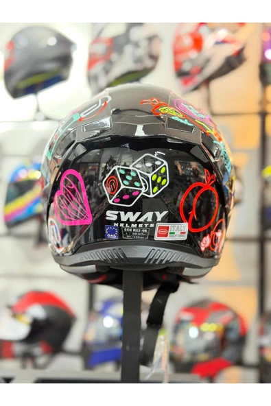 Sway SW 867 PERİ Full Face Kask - Resim 4