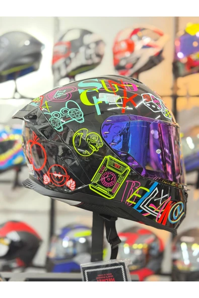 Sway SW 867 PERİ Full Face Kask - Resim 2