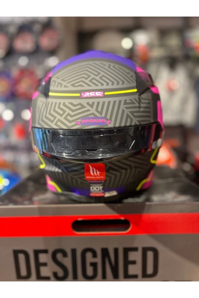 MT Helmets Targo S Brik C8 Mat (şeffaf vizörlü) kask ürün görseli