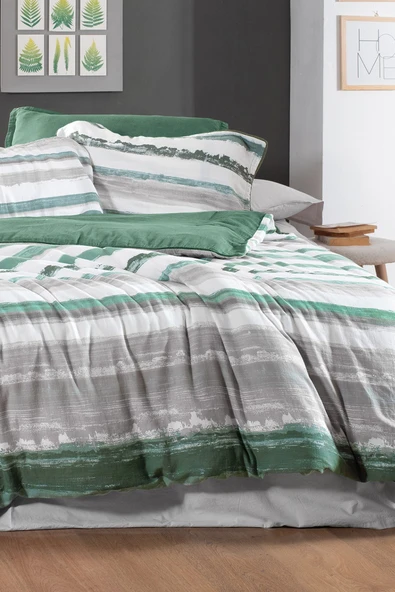 Mundo Çift Kişilik %100 Pamuk Mood Comfort Yıkamalı Nevresim Takımı - 4