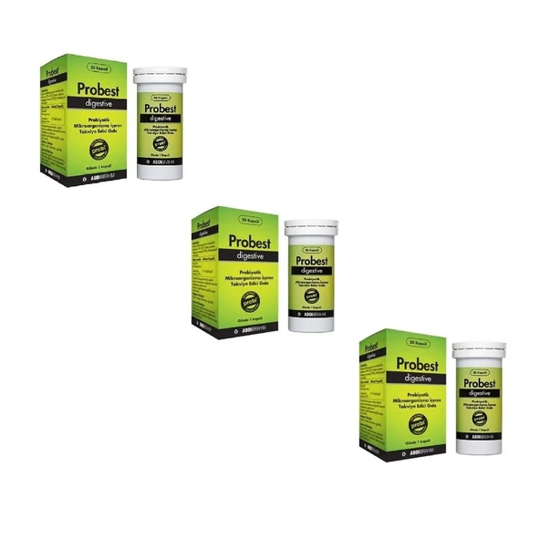 Probest Digestive Probiyotik 20 Kapsül 3 Adet