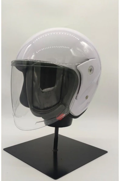 EGN EGN105 ÇENE AÇIK MOTOSİKLET KASKI BEYAZ ürün görseli