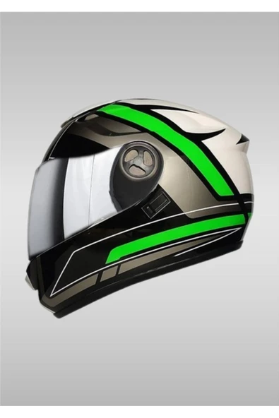 Free-M FREEM FR-913 Haste Siyah Yeşil Kask ürün görseli