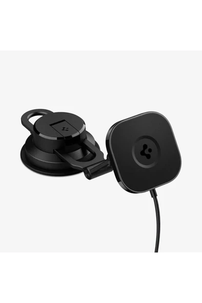 Spigen MagFit Dashboard Araç içi Telefon Tutucu + Manyetik Kablosuz Şarj Cihazı iPhone MagSafe - ACP04629 Outlet - 2