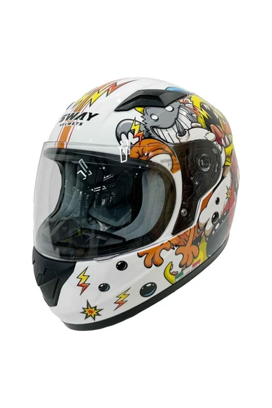 Sway 815 Monster Çocuk Kaskı - Resim 3