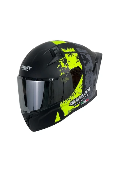 Sway KASK SW 869 SNATCH Full Face - Resim 5