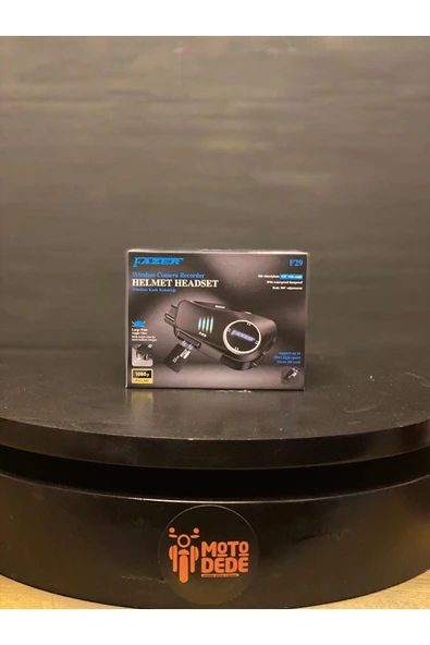 FAZER F29 Bluetooth Kask Kameralı Interkom 1080P Full HD, Suya Dayanıklı, 32GB Hafıza Kartı Hediye - Resim 2