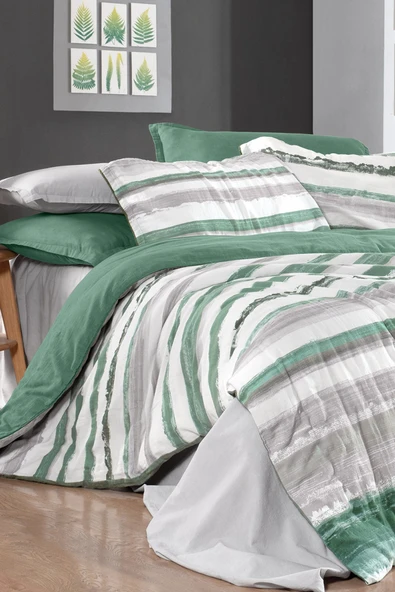 Mundo Çift Kişilik %100 Pamuk Mood Comfort Yıkamalı Nevresim Takımı - 2