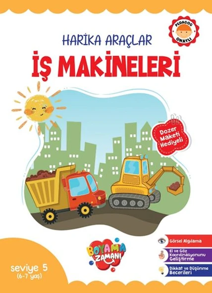 Harika Araçlar – İş Makineleri Seviye 5 (6-7 Yaş) ürün görseli 1