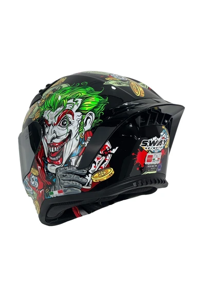 Sway 869 UGLY GREEN KASK - Resim 4