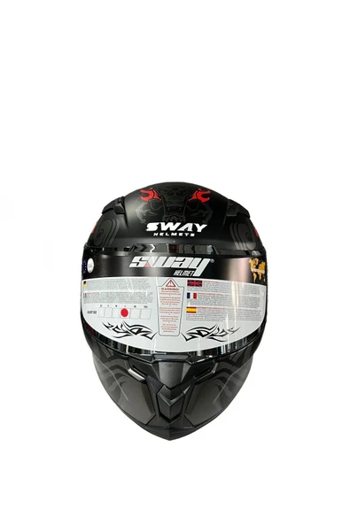 Sway SW 820 Xamurai Full Face Motosiklet Kaskı - Resim 4