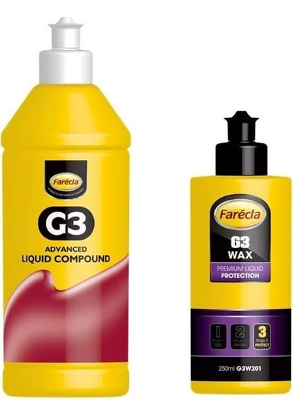 Farecla G3 Sıvı Pasta 500ML + Farecla G3 Wax Cila 250ML SET