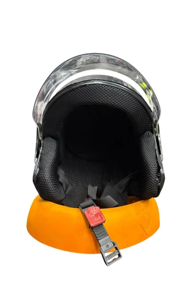 Motosiklet Yarım Kask Siyah Kırılmaz - Resim 2