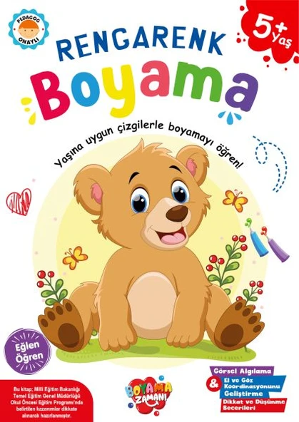 Rengarenk Boyama 5 Yaş ürün görseli 1