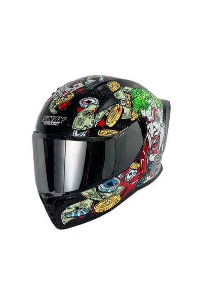 Sway 869 UGLY GREEN KASK - Resim 2